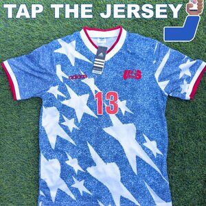 Adidas World Cup ‘94 | XL | COBI JONES USMNT Soccer Jersey | Bonus Vintage Packs